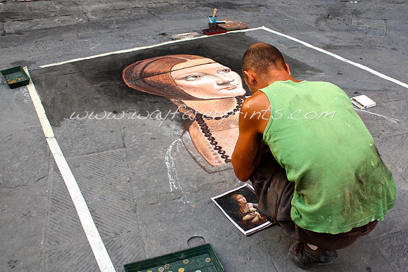 13. Street Artist - Florence, Italy