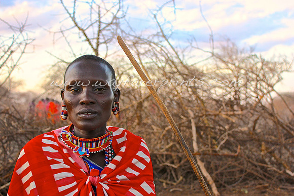 3. Masai Woman - Masai Village near Amboseli National Park, Kenya