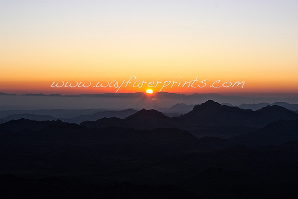 138. Sunsrise - Mt. Sinai, Egypt